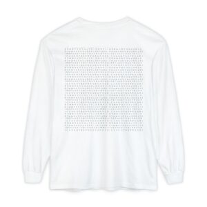 Save the Planet with I Refuse to be Programmed Monogram Long-Sleeve Cotton Shirt for Men - Image 2