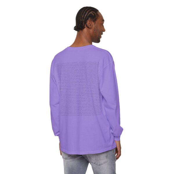 Save the Planet with I Refuse to be Programmed Monogram Long-Sleeve Cotton Shirt for Men