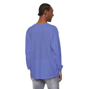 Save the Planet with I Refuse to be Programmed Monogram Long-Sleeve Cotton Shirt for Men - Image 32