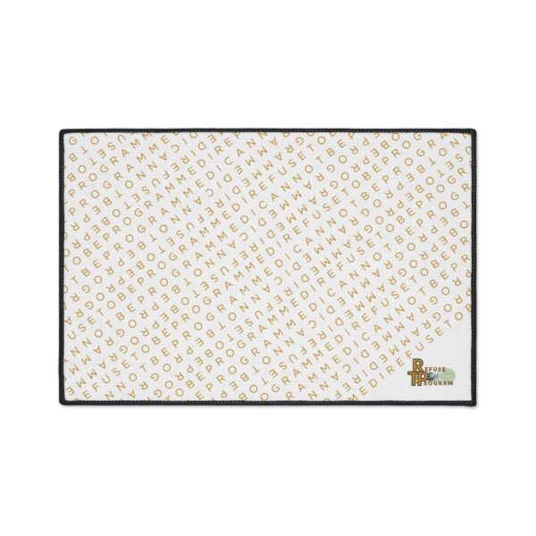 Refuse the Program I Refuse to be Programmed Heavy Duty Bathroom Floor Mat