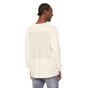 Save the Planet with I Refuse to be Programmed Monogram Long-Sleeve Cotton Shirt for Men - Image 8