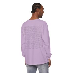 Save the Planet with I Refuse to be Programmed Monogram Long-Sleeve Cotton Shirt for Men - Image 48
