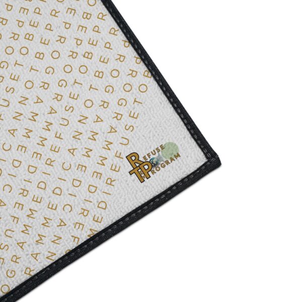 Refuse the Program I Refuse to be Programmed Heavy Duty Bathroom Floor Mat