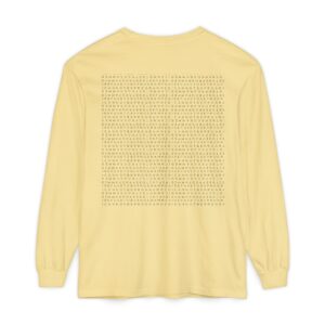Save the Planet with I Refuse to be Programmed Monogram Long-Sleeve Cotton Shirt for Men - Image 18
