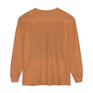 Save the Planet with I Refuse to be Programmed Monogram Long-Sleeve Cotton Shirt for Men - Image 10