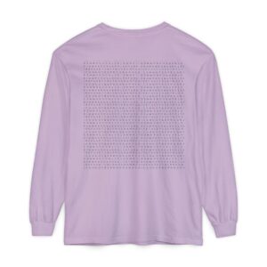 Save the Planet with I Refuse to be Programmed Monogram Long-Sleeve Cotton Shirt for Men - Image 46