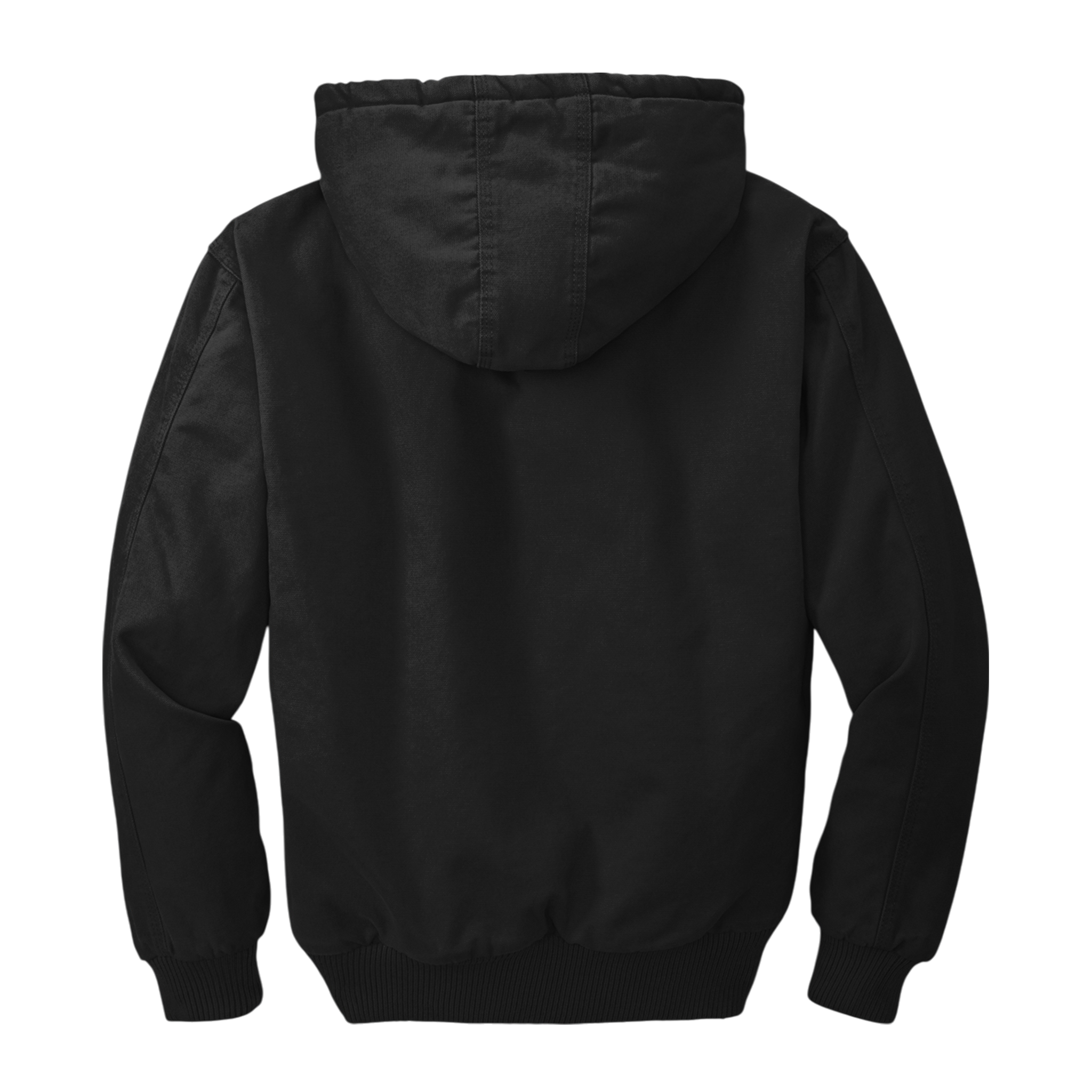 Refuse the Program White RTP Embroidered Logo Hooded Duck Cloth Insulated Men