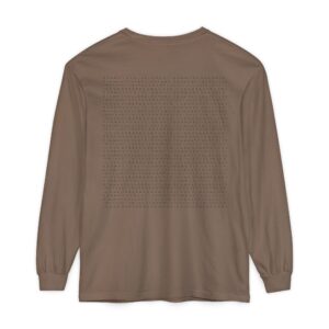Save the Planet with I Refuse to be Programmed Monogram Long-Sleeve Cotton Shirt for Men - Image 14
