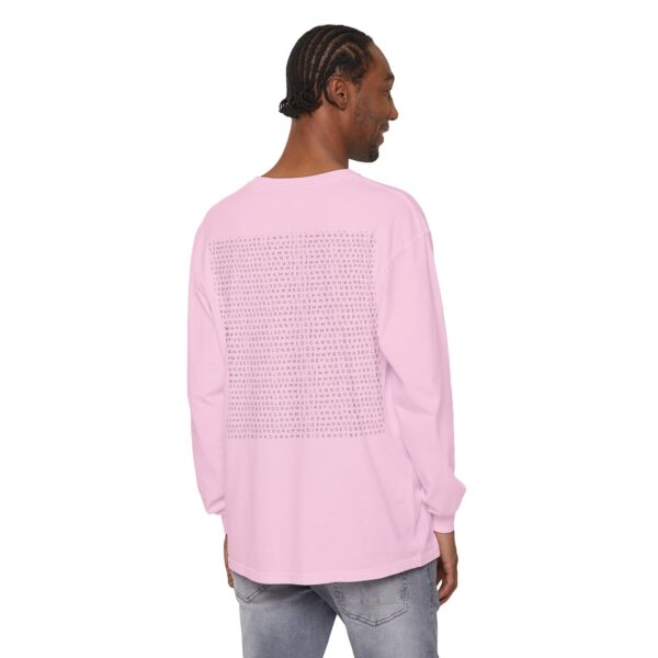Save the Planet with I Refuse to be Programmed Monogram Long-Sleeve Cotton Shirt for Men