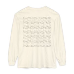 Save the Planet with I Refuse to be Programmed Monogram Long-Sleeve Cotton Shirt for Men - Image 6