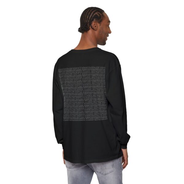 Save the Planet with I Refuse to be Programmed Monogram Long-Sleeve Cotton Shirt for Men