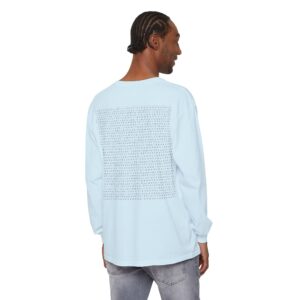Save the Planet with I Refuse to be Programmed Monogram Long-Sleeve Cotton Shirt for Men - Image 28