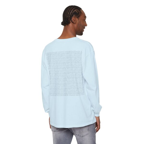 Save the Planet with I Refuse to be Programmed Monogram Long-Sleeve Cotton Shirt for Men