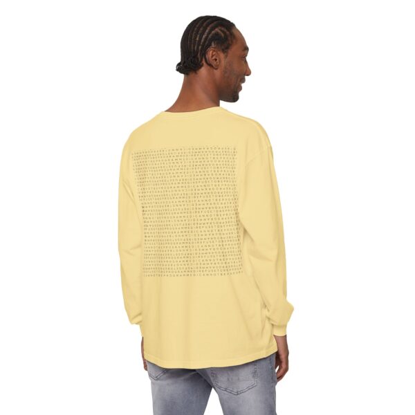 Save the Planet with I Refuse to be Programmed Monogram Long-Sleeve Cotton Shirt for Men