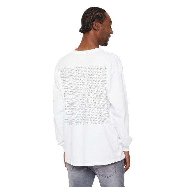 Save the Planet with I Refuse to be Programmed Monogram Long-Sleeve Cotton Shirt for Men
