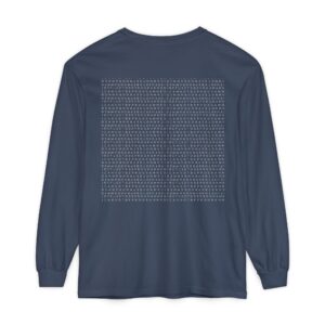 Save the Planet with I Refuse to be Programmed Monogram Long-Sleeve Cotton Shirt for Men - Image 34