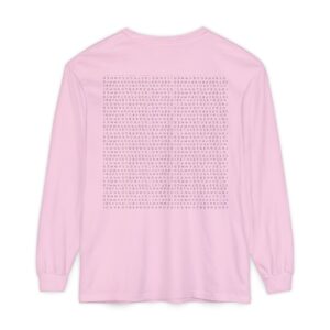 Save the Planet with I Refuse to be Programmed Monogram Long-Sleeve Cotton Shirt for Men - Image 50