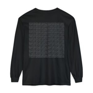 Save the Planet with I Refuse to be Programmed Monogram Long-Sleeve Cotton Shirt for Men - Image 38