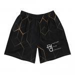 all over print unisex athletic long shorts white front 69702617b1a19