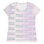 all over print womens athletic t shirt white front 696951204845d