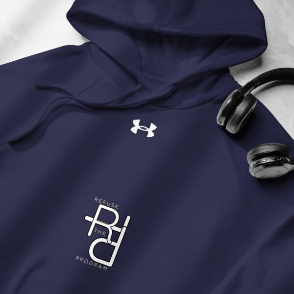 Refuse the Program "RTP" White Logo Under Armour® Hoodie for Men