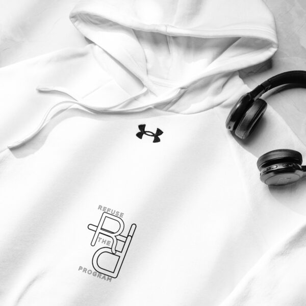 Refuse the Program "RTP" White Logo Under Armour® Hoodie for Men
