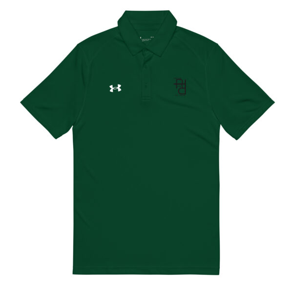 Refuse the Program "RTP" Black Logo Embroidered Under Armour® Polo Shirt for Men