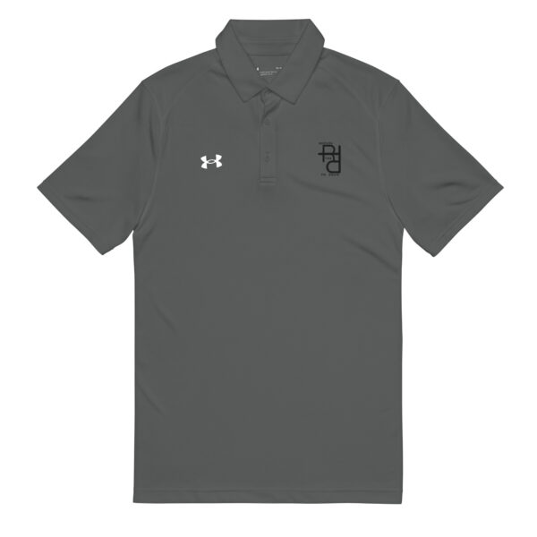Refuse the Program "RTP" Black Logo Embroidered Under Armour® Polo Shirt for Men