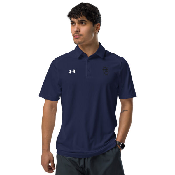 Refuse the Program "RTP" Black Logo Embroidered Under Armour® Polo Shirt for Men