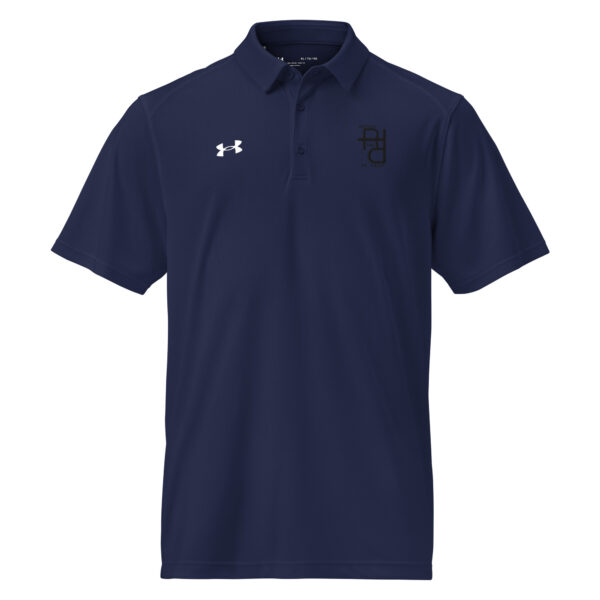 Refuse the Program "RTP" Black Logo Embroidered Under Armour® Polo Shirt for Men
