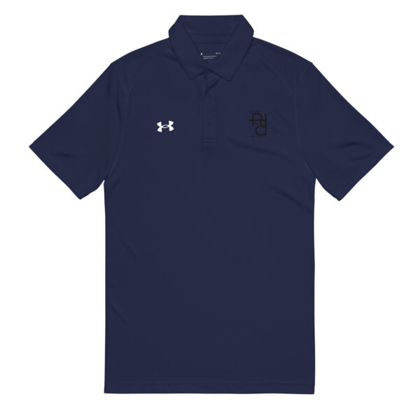 Refuse the Program "RTP" Black Logo Embroidered Under Armour® Polo Shirt for Men