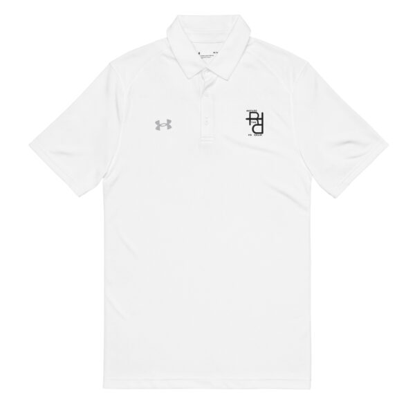 Refuse the Program "RTP" Black Logo Embroidered Under Armour® Polo Shirt for Men