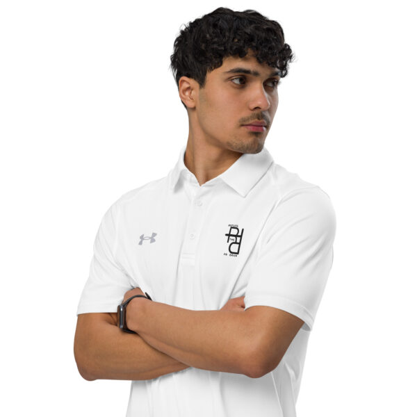 Refuse the Program "RTP" Black Logo Embroidered Under Armour® Polo Shirt for Men