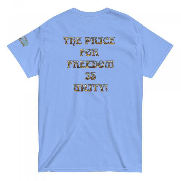Unisex Refuse the Program "The Price for Freedom is Unity" Slogan Graphic Print Shirt