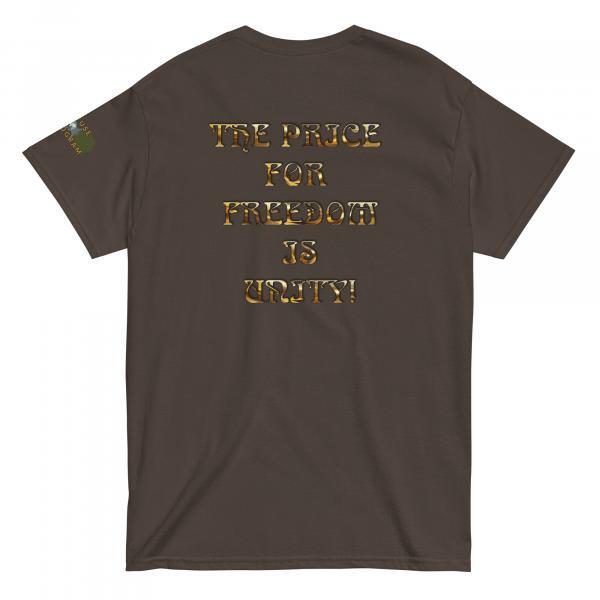 Unisex Refuse the Program "The Price for Freedom is Unity" Slogan Graphic Print Shirt
