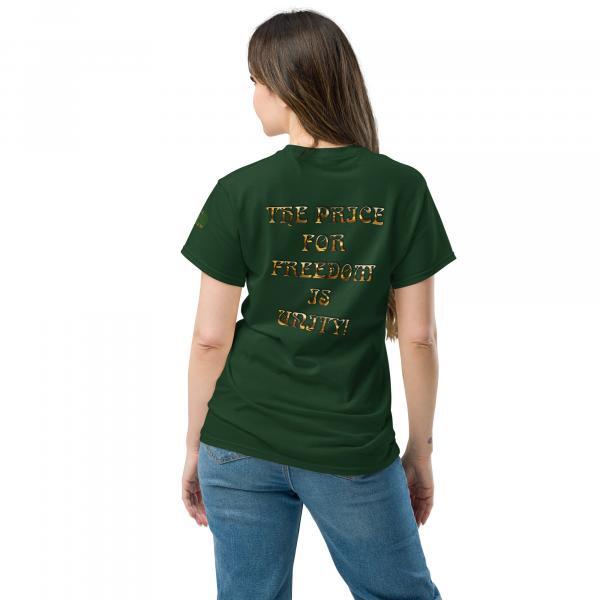 Unisex Refuse the Program "The Price for Freedom is Unity" Slogan Graphic Print Shirt