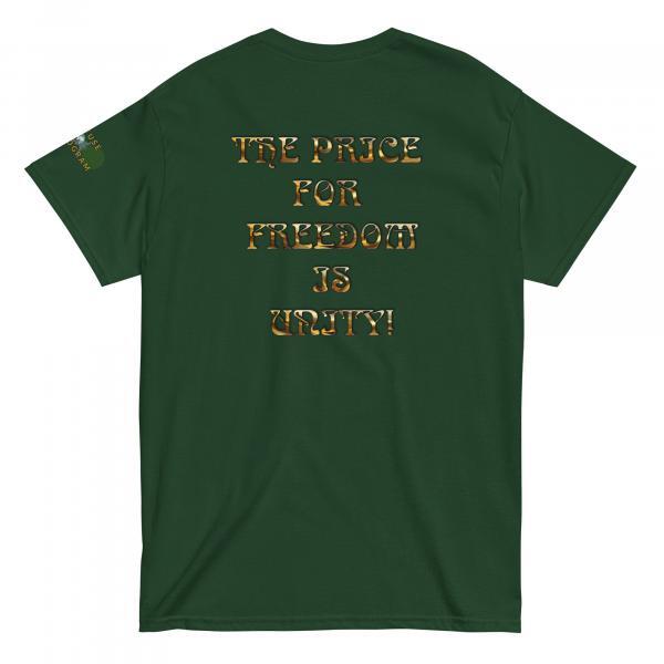Unisex Refuse the Program "The Price for Freedom is Unity" Slogan Graphic Print Shirt