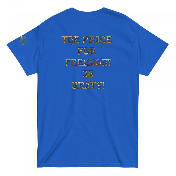 Unisex Refuse the Program "The Price for Freedom is Unity" Slogan Graphic Print Shirt