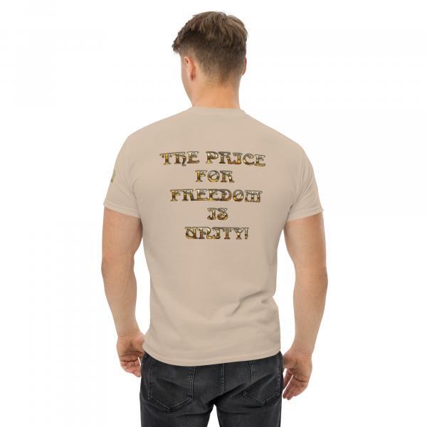 Unisex Refuse the Program "The Price for Freedom is Unity" Slogan Graphic Print Shirt