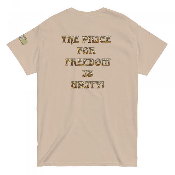 Unisex Refuse the Program "The Price for Freedom is Unity" Slogan Graphic Print Shirt