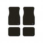 Refuse the Program I Refuse to be Programmed Gold Monogram Car Floor Mats (Set of 4)