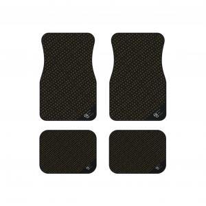 Refuse the Program I Refuse to be Programmed Gold Monogram Car Floor Mats (Set of 4)